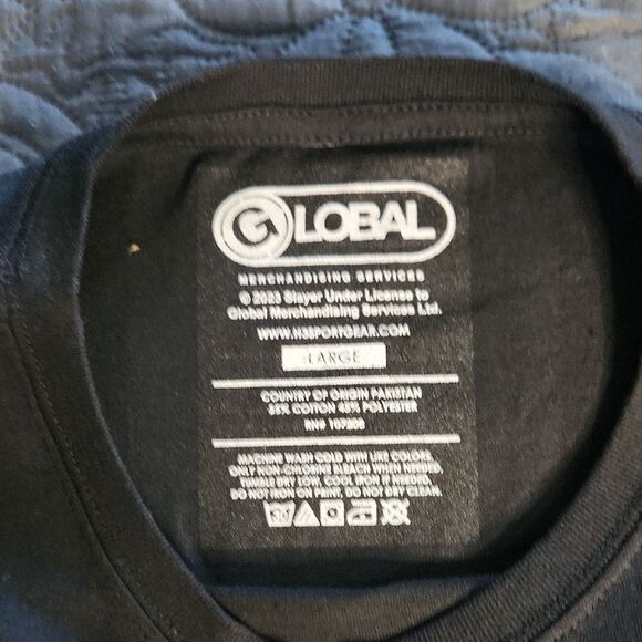 Slayer Band Eagle Logo Graphic T-Shirt - Picture 3 of 4